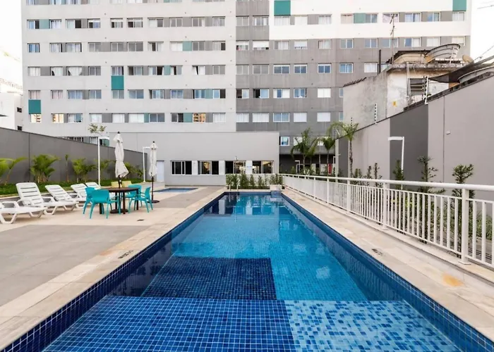 Apartamento 1417 Studio na Mooca completinho com piscina