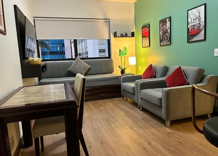 Flat incrível e acessível ao lado da Paulista
