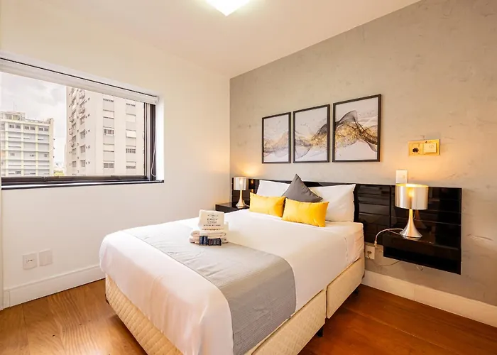 Easy Star - Lindo flat C/Vaga no Jardim Paulista - FK03I