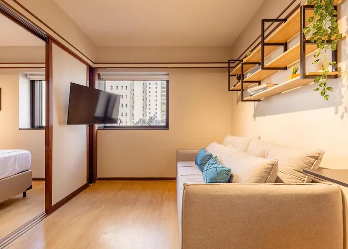 Easy Star - Aconchegante flat perto do Shopping Pamplona - HQ03I