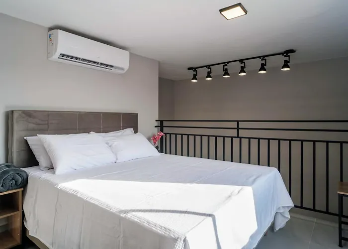 LOFT Maravilhoso Metrô SP Expo Aeroporto com AC