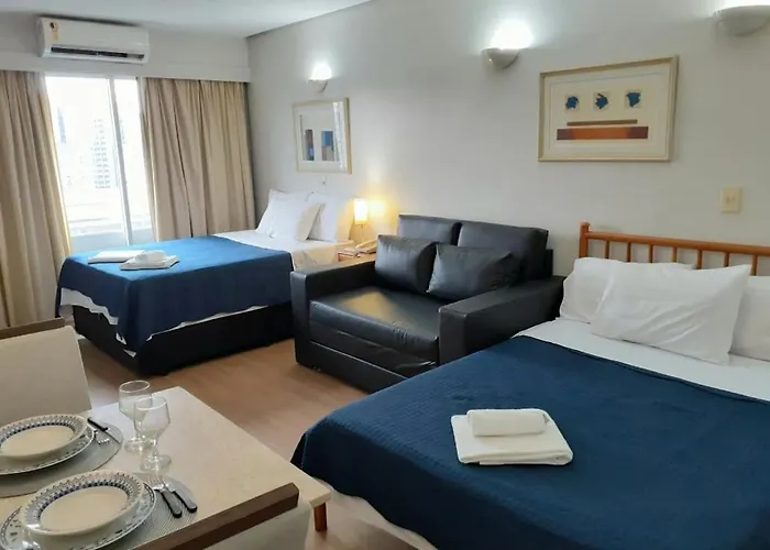 Apto com linda vista - Hotel em frente Allianz Parque com estacionamento