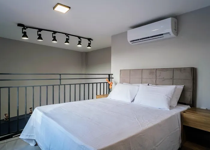 LOFT Charmoso Aeroporto Metrô SP Expo com AC