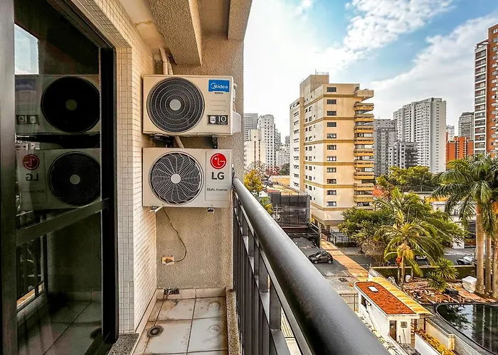 Apart-Hotel Com Wifi E Boa Localizacao Em Moema Sp