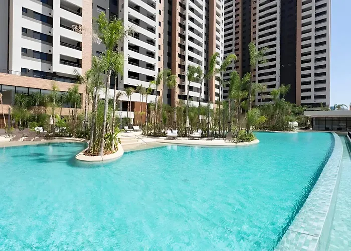 Apto Garden - Resort Com Piscina Borda Infinita Sp