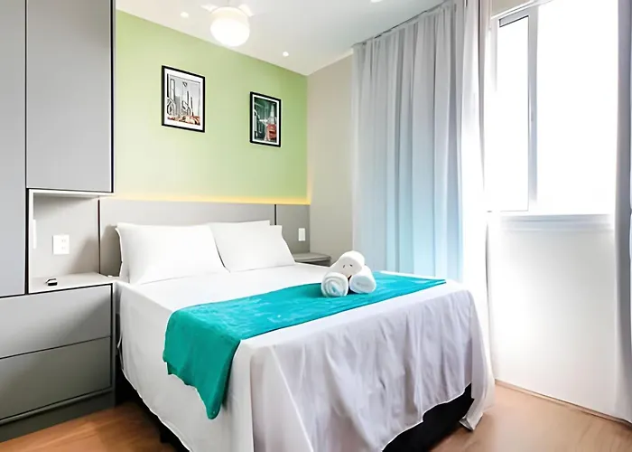 Studio com piscina no Brás - 2 min a pé do metrô