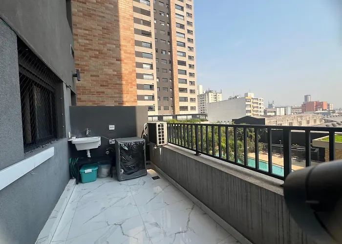 Apto Garden - Resort Com Piscina Borda Infinita Sp São Paulo