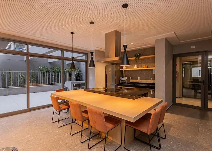 Studio decorado próximo ao Parque Ibirapuera