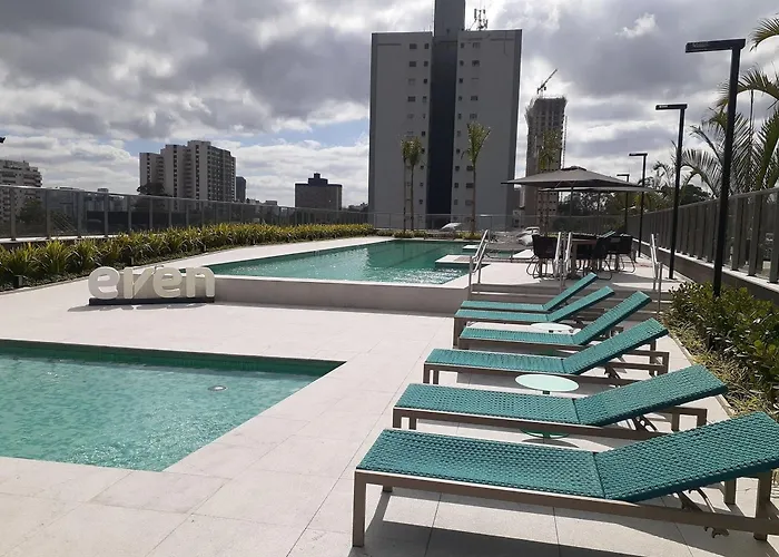 Studio No Alto Da Boa Vista Com Vista Panoramica.