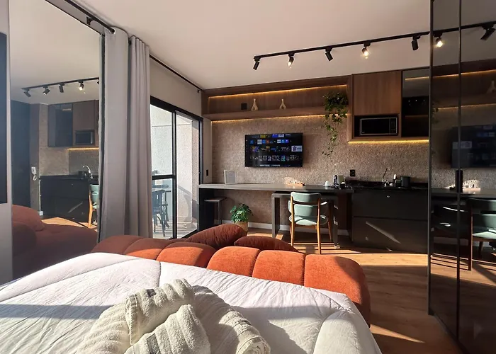 TZ - Apto no Vila Olímpia, moderno e com vista da cidade!
