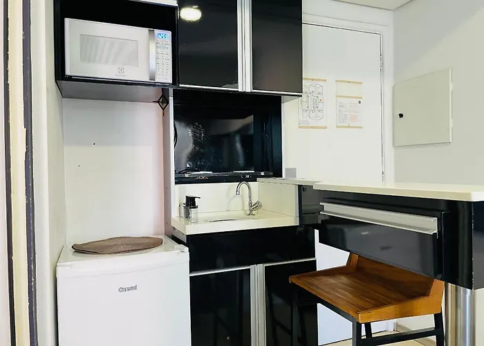 Morada Moema Essential - Flat em hotel bem localizado em Moema