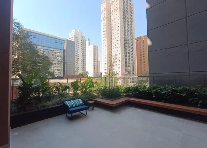 Studio Metrô Paraíso ou Ana Rosa com Piscina, Academia e Cowork até 3 pessoas com Maleiro e Sala de Espera São Paulo