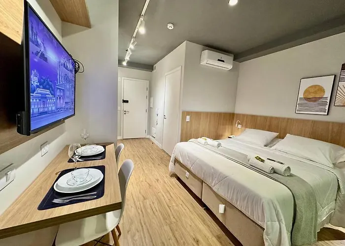 206 - Rentaqui Studio, Conforto no Itaim Bibi