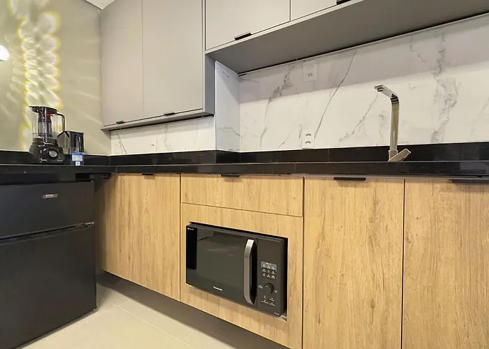 Modern Kitchen Balcony Studio Air Conditioning
