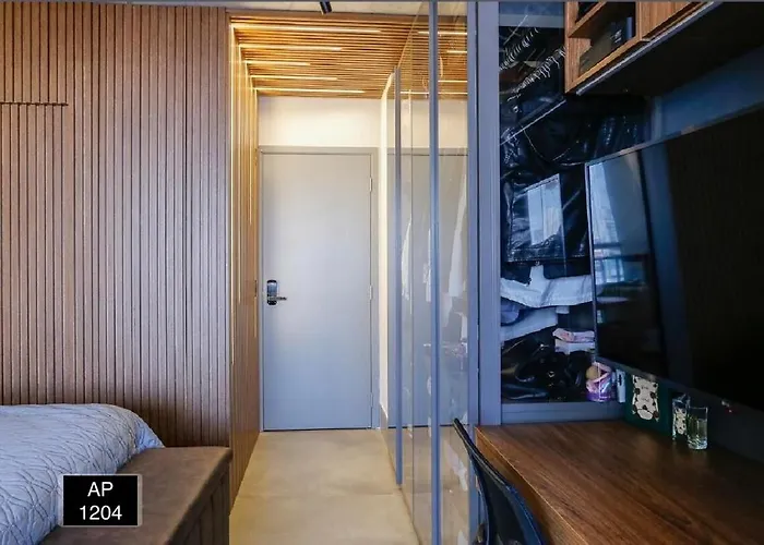 Studio 1204 Com Vista Livre e Andar Alto