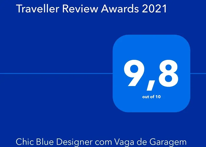 Chic Blue Design com Vaga de Garagem