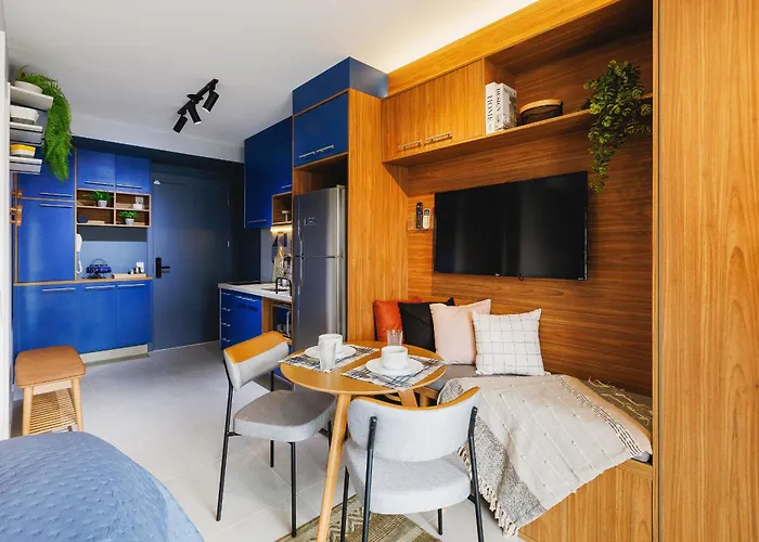 Studio Aconchegante A 200M Allianz Parque - Wifi 500Mb São Paulo