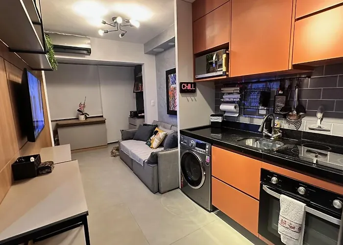 Studio em frente ao Shopping Eldorado Completo