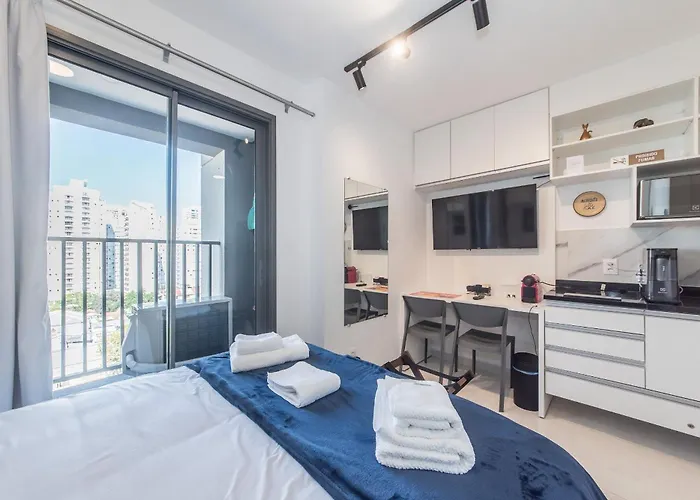 903 - Studio em Campo Belo há 2km de Congonhas