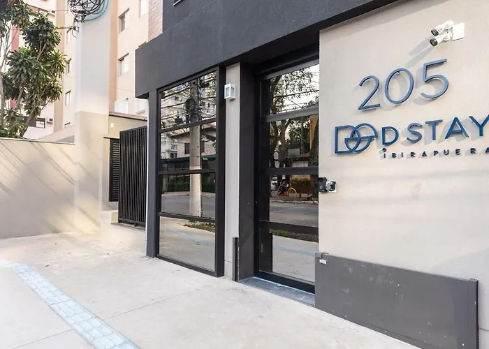 BHaus Moema Dstay - Studio Family Deluxe - Academia - Lavanderia - Coworking - Próximo ao Metrô e Shopping Ibirapuera - Acomoda 2 adultos e 1 criança - ds12