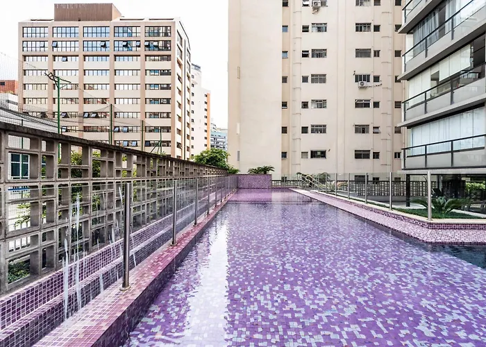 BHaus Vila Olímpia VN Casa do Ator Novo - Grand 41m2 - 1 quarto com varanda - 12o andar - Faria Lima - Vaga de Garagem - Academia - Lavanderia - Acomoda 2 adultos e 2 crianças