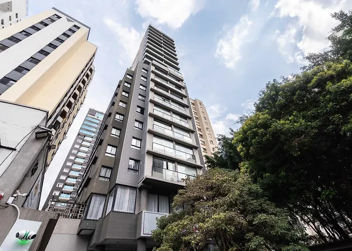 BHaus Vila Olímpia VN Casa do Ator Novo - Grand 41m2 - 1 quarto com varanda - 12o andar - Faria Lima - Vaga de Garagem - Academia - Lavanderia - Acomoda 2 adultos e 2 crianças