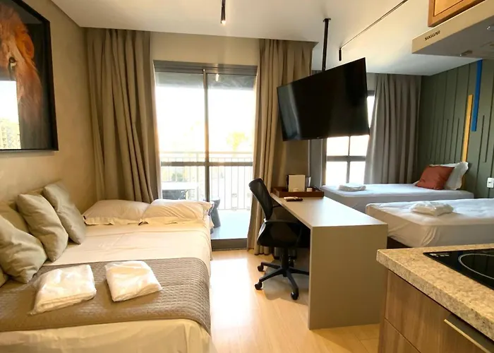 Studio VlNovaConcei 4pessoas ar cond e varanda