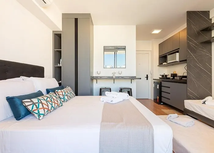 Easy Star - Studio Com Vista Panoramica Para A Cidade - Ut01H