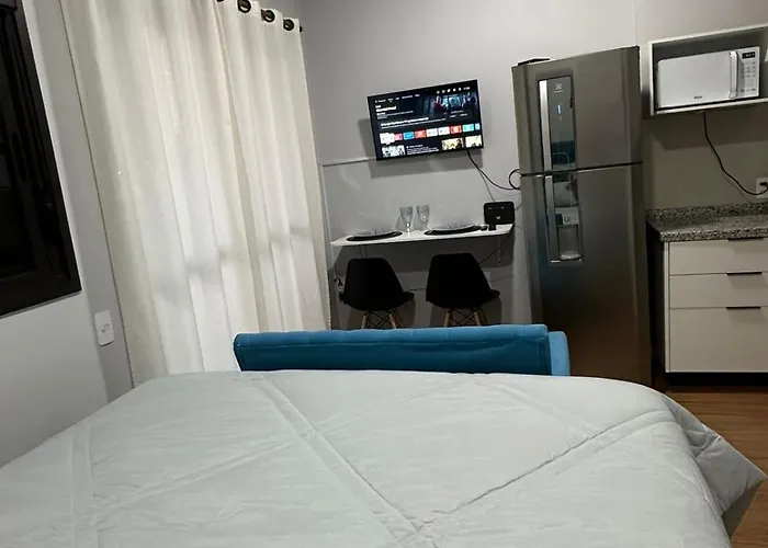 Studio NOVO, METRO BROOKLIN com AR CONDICIONADO- LA CASA 309