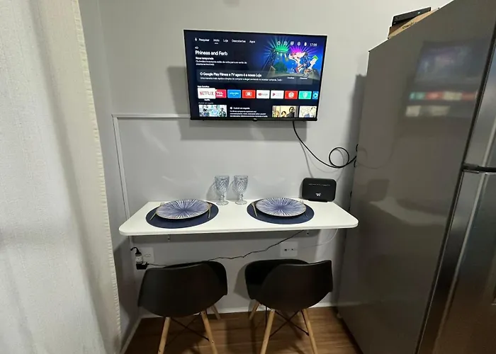 Studio NOVO, METRO BROOKLIN com AR CONDICIONADO- LA CASA 309