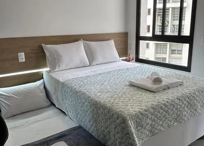Studio 608 Confortável Próx ao Allianz Parque