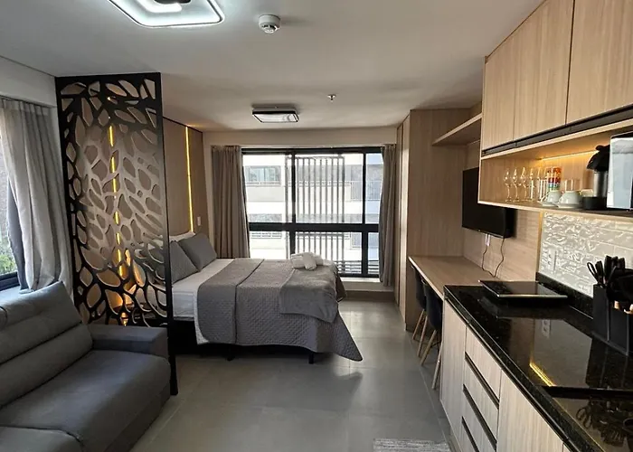 Studio completo em frente ao Allianz Parque com 1 vaga de garagem