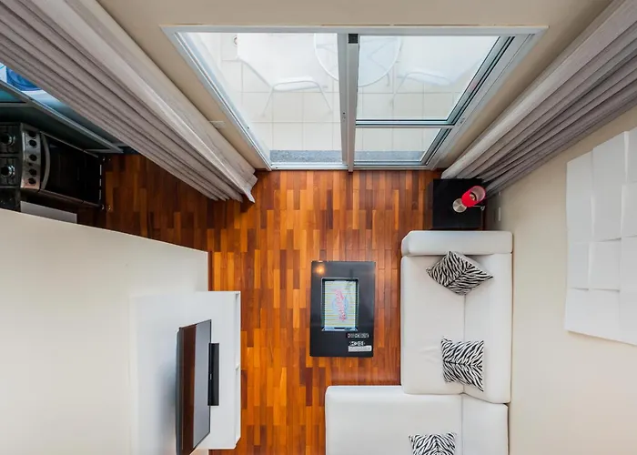 Bhaus Morumbi Impression - Loft Duplex 50M2 Com Linda Vista 13O Andar - Cama Queen - Academia - Piscina - Vaga De Garagem - Mini Mercado - Portaria 24H - Ip3 São Paulo