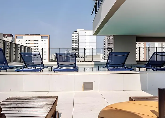 Studio Moderno Com Piscina A 5 Min A Pe Do Nubank Parque-313 São Paulo