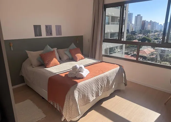Studio mobiliado novo Brooklin SP