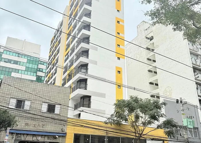 104NV Studio Liberdade SP 300 m Metro Japao, acomoda até 03 pessoas