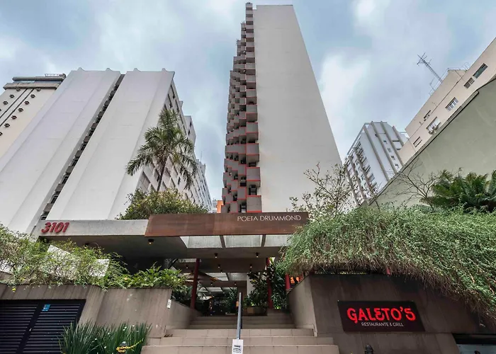 P97 - Novo Apartamento Bhaus Jardins Oscar Freire Paulista - 9o andar - Vaga de Garagem - Restaurante Galeto's no Térreo - Poeta Drummond