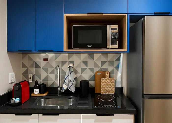 Studios Modernos no Brooklin a 200 m do Metrô, com coworking e lounge