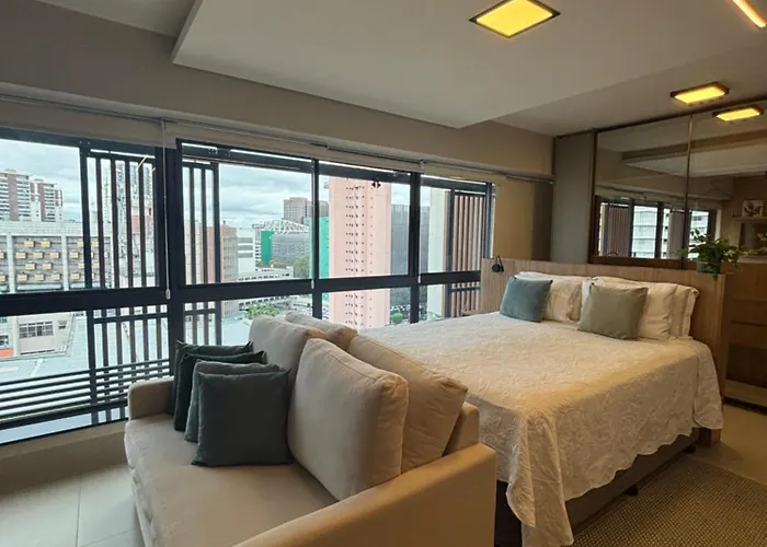 Apartamento novo com vista para o Allianz Parque com 1 vaga gratuita