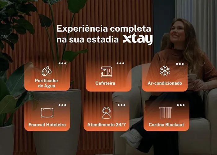 Xtay São Paulo Berrini - Apartamentos completos a 7min do metrô Berrini