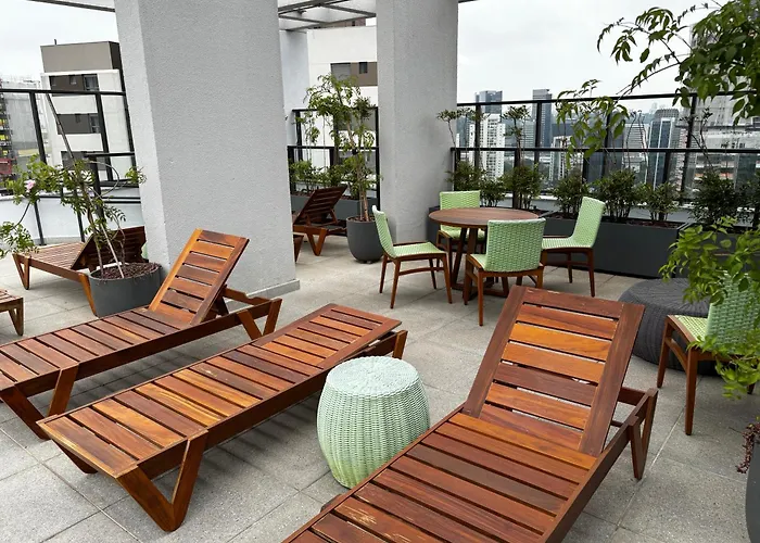 Studio alto padrão no Brooklin - Design e conforto São Paulo