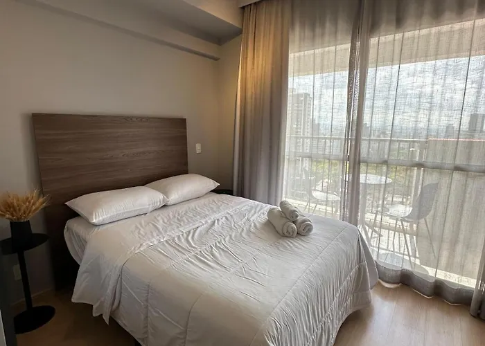 Stay In- Consolação - conforto e acolhimento com uma vista incrível em uma excelente localização Portaria 24h São Paulo