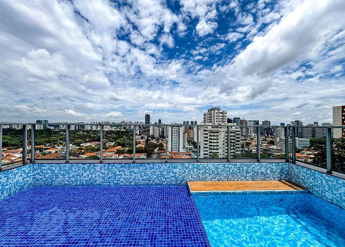 Studio • A/C • Piscina • Academia • Lado Consulado São Paulo
