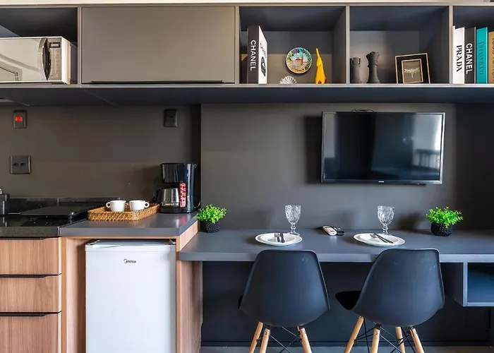 Experiência by Dabra House: Studios com Vista Panorâmica, Jardim Paulista! São Paulo