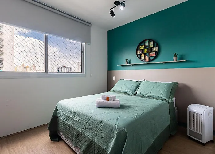 Flat no Brás com Piscina e Fácil Acesso ao Metrô