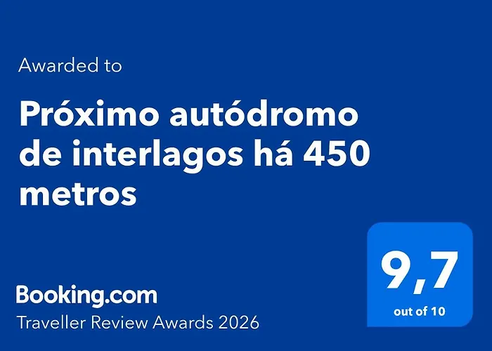 Próximo autódromo de interlagos há 450 metros