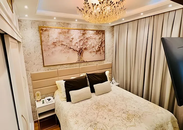 Flat Jardins em Edificio com Servicos Alto Padrao Decoracao Paris Apto 2402