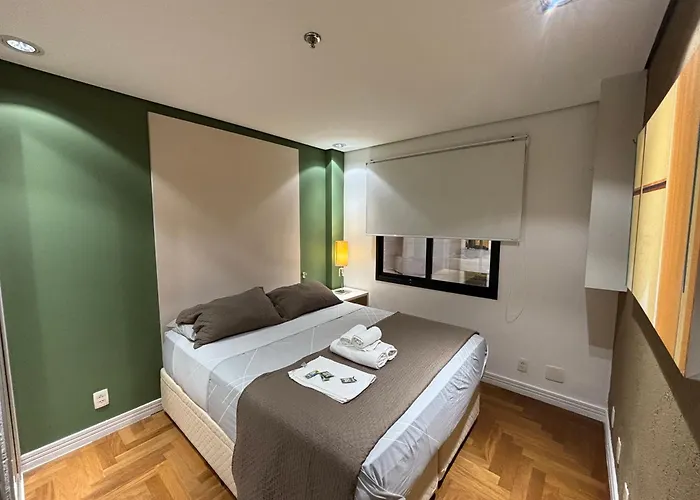 Hotel Luxo 4 estrelas Moema Ibirapuera com cozinha 615