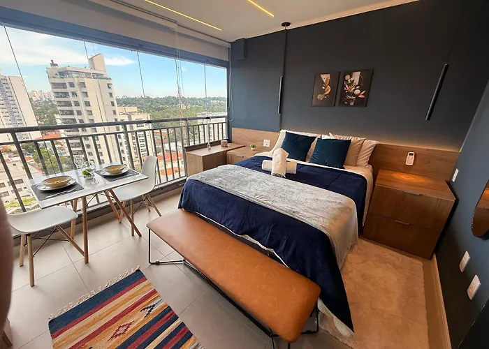 BK 1304 - Lindo Apartamento Próximo Ao Metrô Brooklin - Av Santo Amaro, 5176