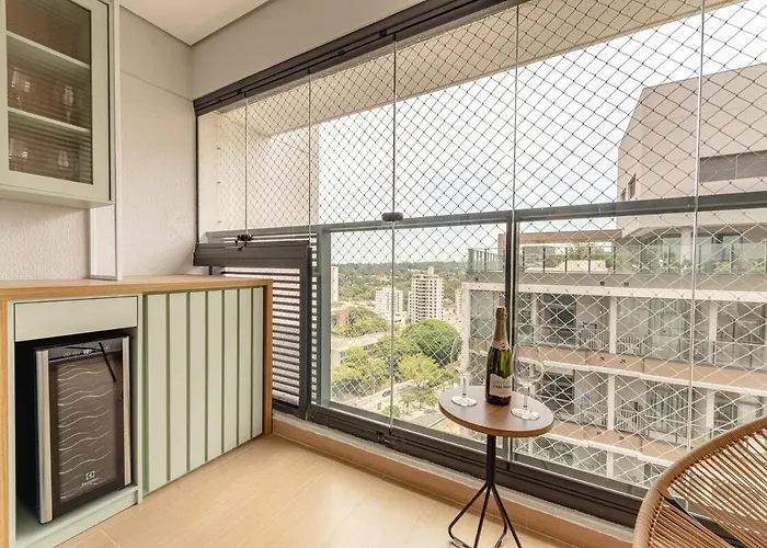 Studio Top 20º Andar 150 M Do Metro Brooklin Com Piscina São Paulo